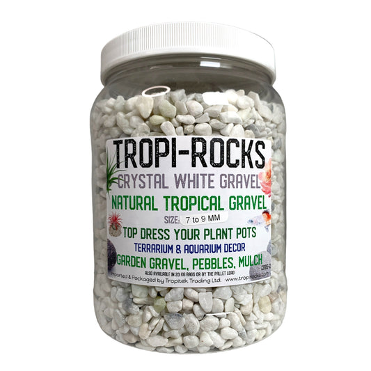 Crystal White Gravel 7-9 mm - 2980g Average - Medium PB2 JAR