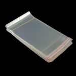 PK/1000 - 3.2 x 3.2 (4.2 with lip) - CLEAR - LIP & TAPE FLAT BAGS - 1 mil Not food grade
80x105mm