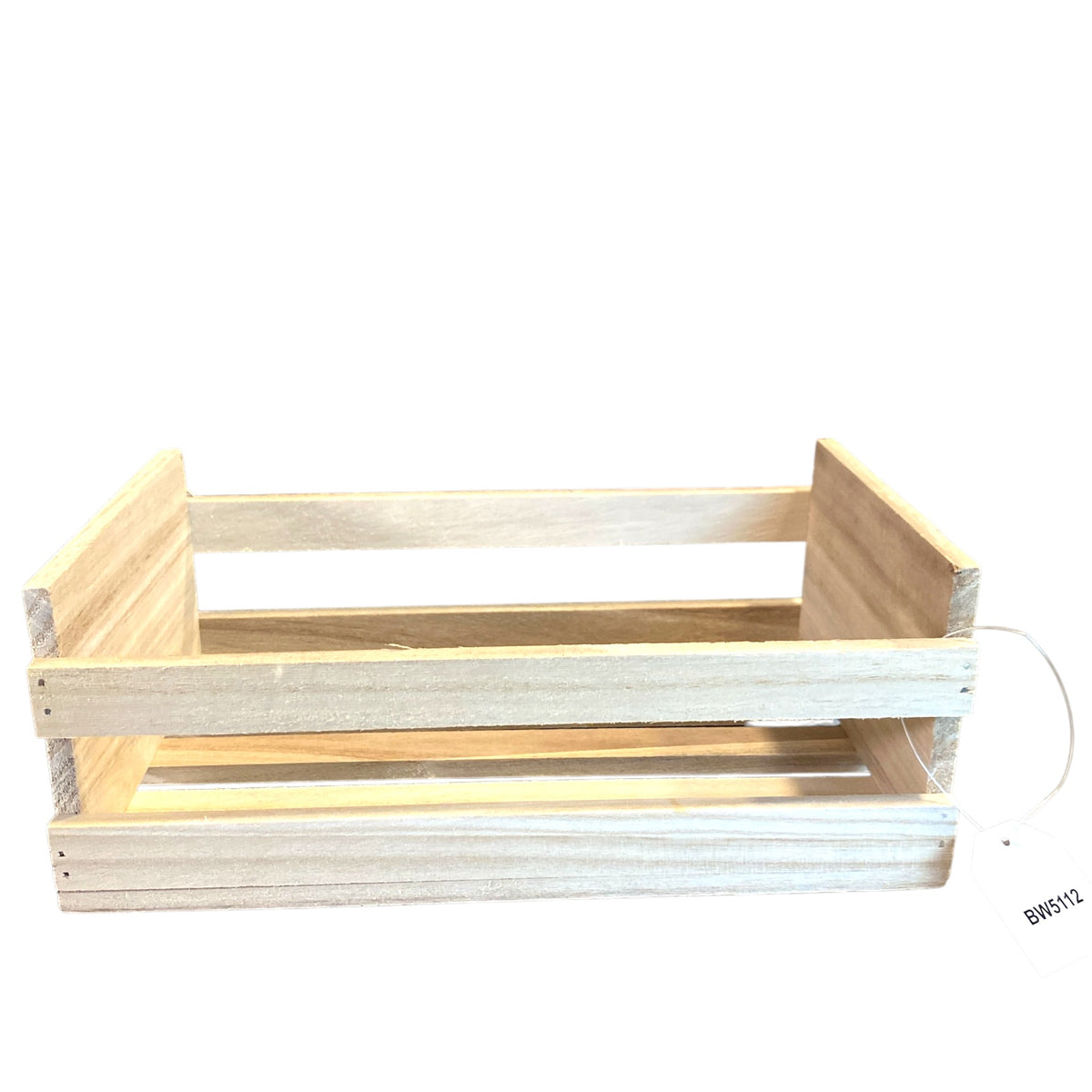 Natural Wood Tray - Large - 12 x 7.5 x 3.5 inch - Paulownia - China