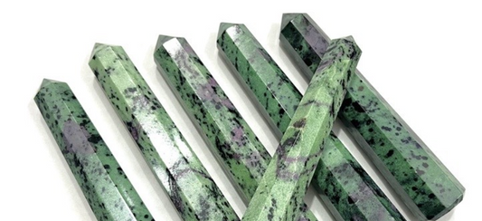 Ruby Zoisite - Polished Points - 55 to 100mm - Price per gram - India - NEW225
