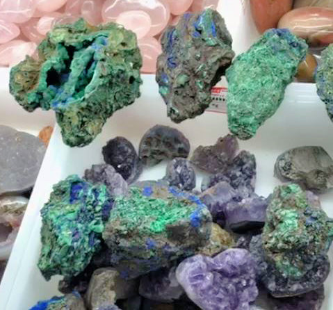 MALACHITE AZURITE Raw Specimen Request - 3 to 8 inch - Price per gram - China - NEW722