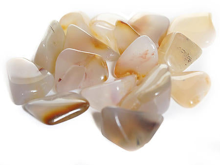 Multi-Colour Agate Tumbled Stones - Medium 20 - 30 mm - 1 LB - Madagascar