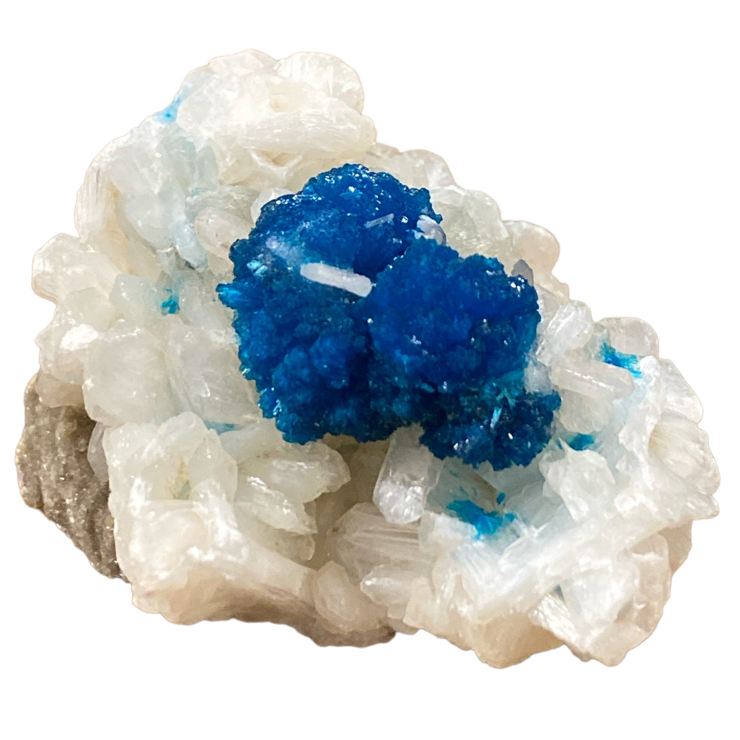 Stunning Cavansite on Stilbite Specimen - CRYSTAL REQUEST - Assorted Sizes - Sold by piece - India
