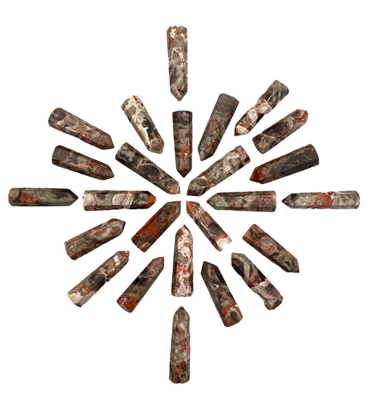 Blood Stone - 3 to 5 inches - Price per gram - India - NEW1020 - Polished Points