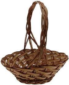 MIDRIB OVAL FRUIT BASKET SMALL - 10 inch (10 x 8 x 4 deep x  12 inch handle) (fits bag 18 or 20)