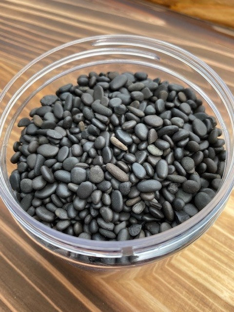 Black Tumbled Gravel 4-6mm - 20 KILO BAG - Normal Polished