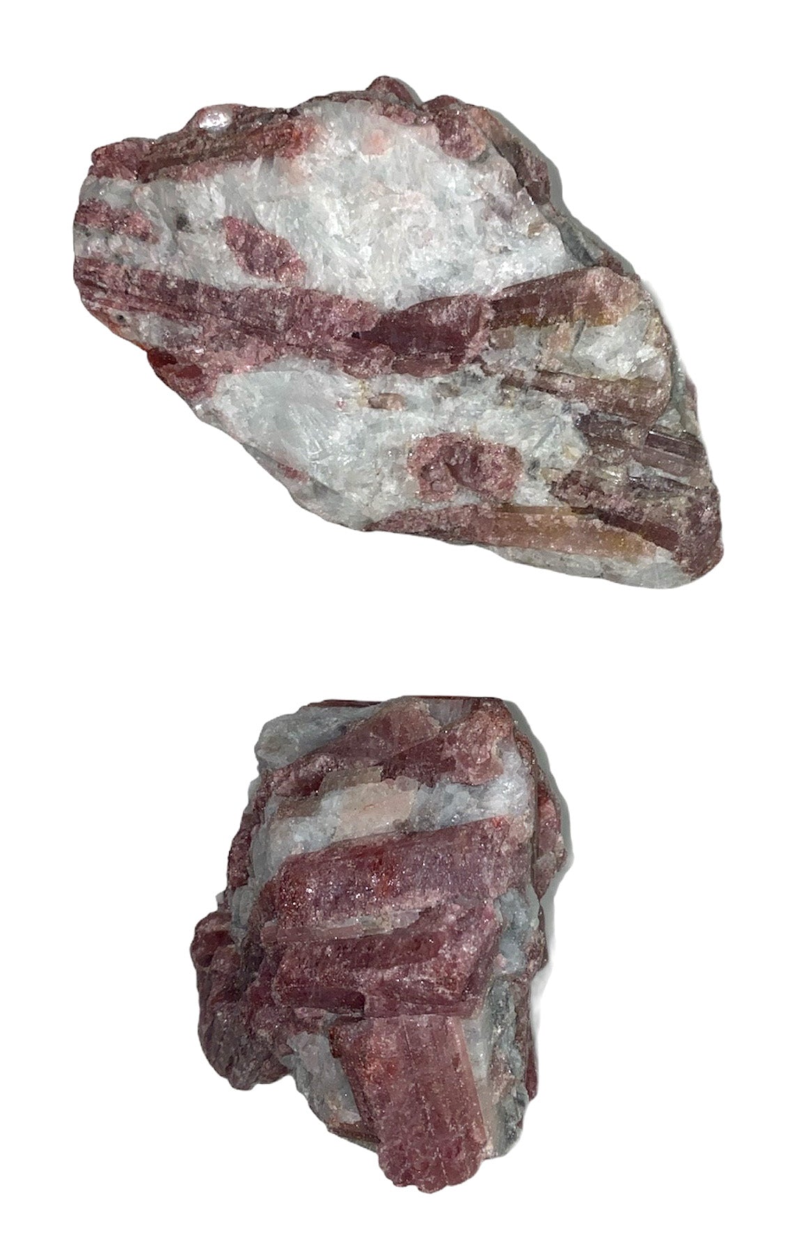 Natural Rough Rose Tourmaline IN MATRIX Raw Stone - 7 - 10cm Assorted Sizes - Sold by the gram - China - tumbling rock