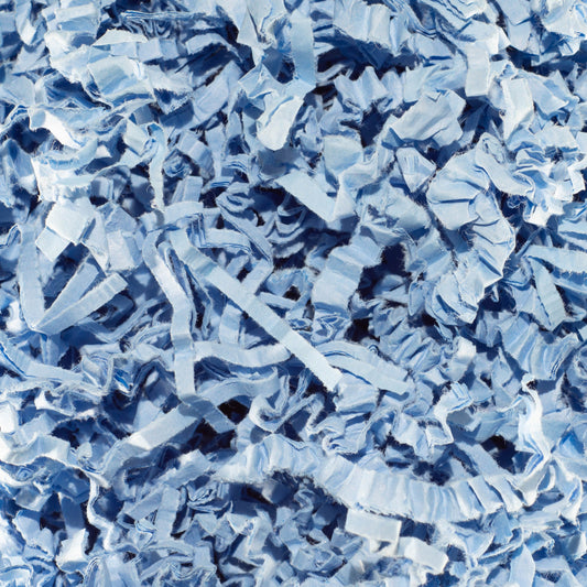 Light Blue Sizzle-Fill Gift Basket Filler - 10 lb Box - Made in Canada