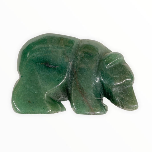 Bear - Green Jade - 5 cm - China