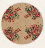 PK/10 - 6 inch Pot - PAPER SLEEVES - Wonder on Natural - 6.75 x 20.75 x 30 inch