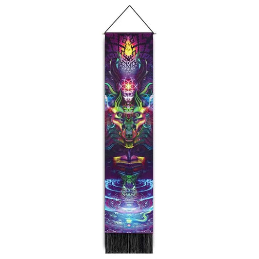 Colorful Tapestry Wall Hanger - 12.5 wide x 51 inch long - 32.5×130cm - China -