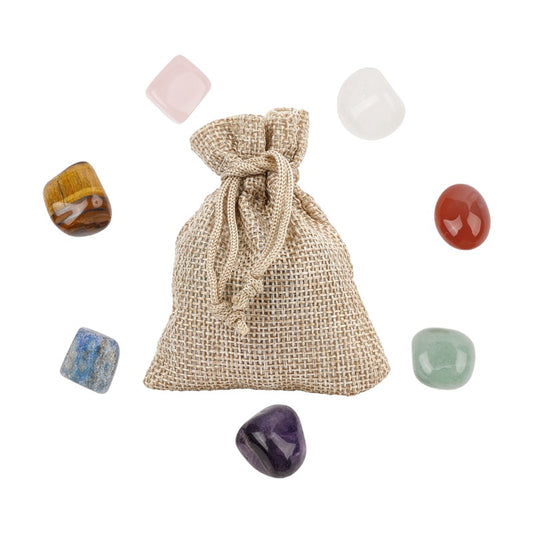 Seven Chakra Tumbled Stones Set - Made to order