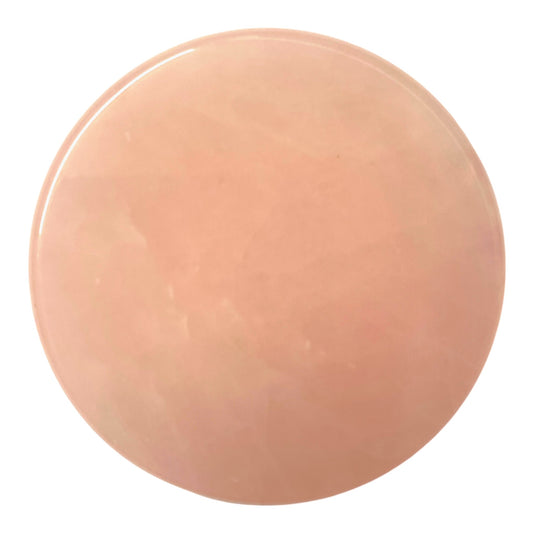 Rose Quartz Stone Polished Round Shape Cabochons - 55mm x 7mm Thick - Grade AA - NEW424