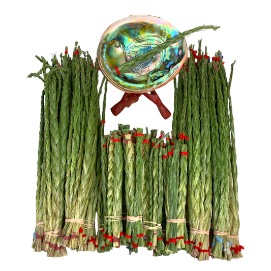 Braided Sweetgrass (17 - 19.5 inch) price per braid - Manitoba Canada - Loose
