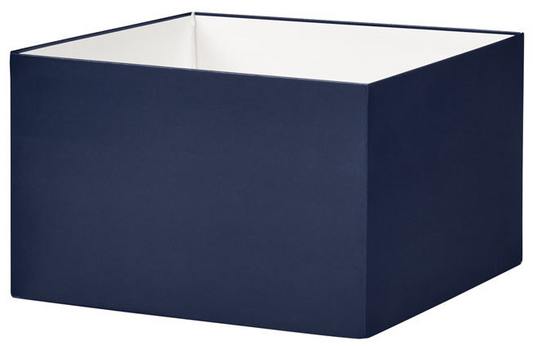 Navy Blue - Medium Deluxe Gift Box Base - 8 x 8 x 5 inch - Case Pack: 25 - Lids available by request -