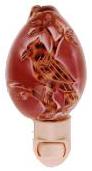 PARROT CARVED COWRIE NIGHTLIGHT