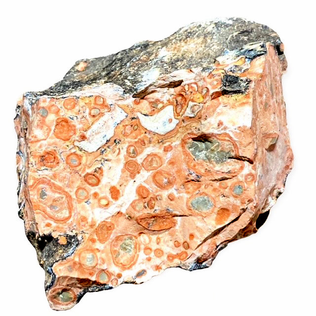 Leopardite Rough Stone - Large Chunks - per gram - India - tumbling rock