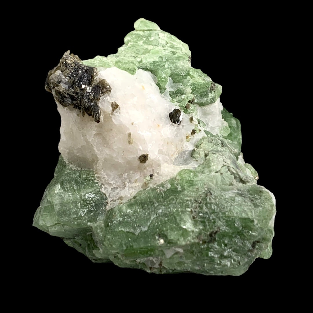 CRYSTAL REQUEST - Green Diopside on Calcite SPECIMENS - Afghanistan - Price per gram & by Quality (Make note of id# and put in order comments) NEW1022