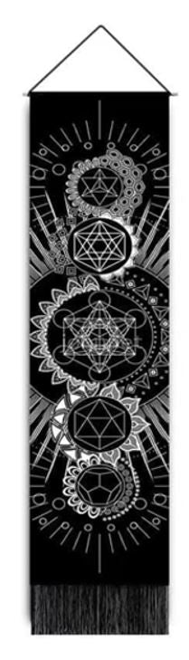 Chakra Tapestry Wall Hanger - 12.5 wide x 51 inch long - 32.5×130cm - China -