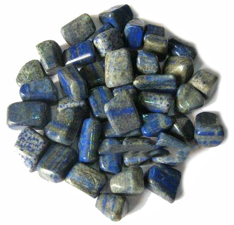 Lapis Lazuli Tumbled Stones 20 to 30mm - 500 Grams (1.1 LB.) - India