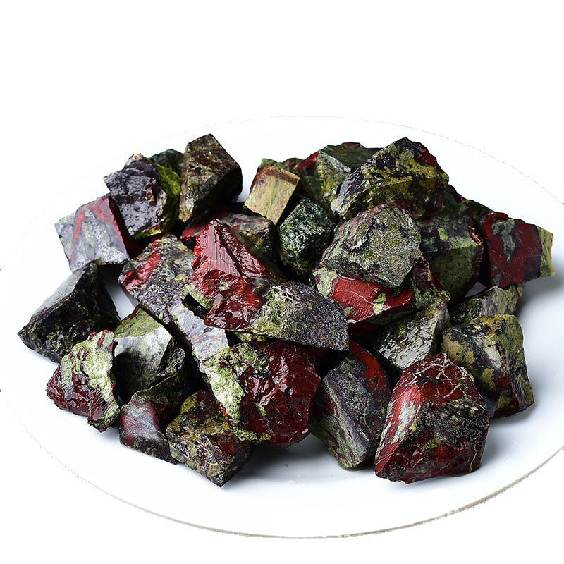 Natural Rough DRAGON BLOOD Raw Stone - 3 to 5 cm - Sold by the gram - China - tumbling rock