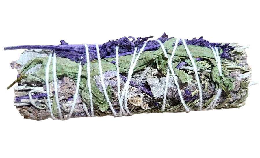 White Sage 7 Powers Smudge Stick - 4 inch - USA