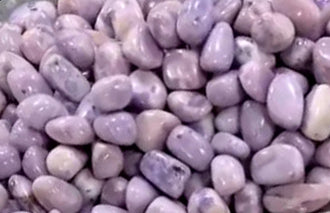 LEPIDOLITE Tumbled Stones 20 to 30mm - 1 LB. - China - NEW822