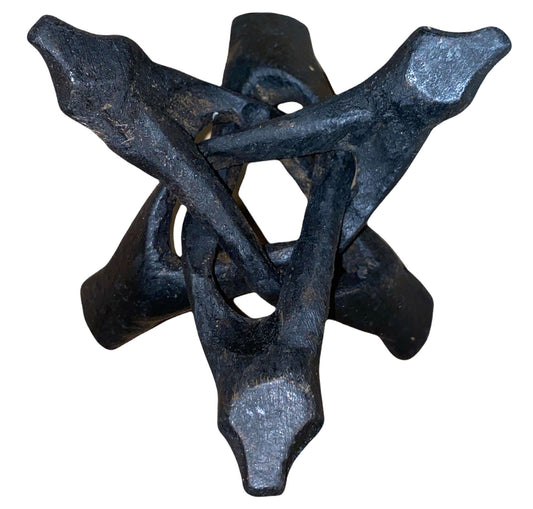 WOODEN COBRA DISPLAY STAND 3 LEGS - 4 inch - Black - NEW222