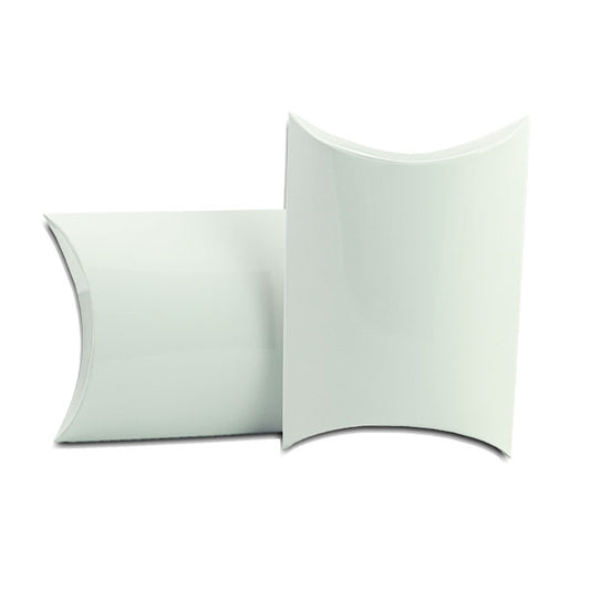 Pillow pack - 4 x 4 x 1-3/8 inch - White gloss Bianca - 200 per case - NEW725