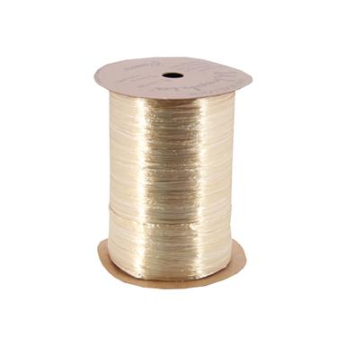 Pearlized Rayon Raffia - Oatmeal - 100 yards