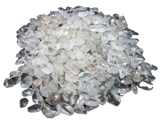 Clear Quartz Chips 5 to 8mm - 500 Gram (1.1 Pound) - Brazilian