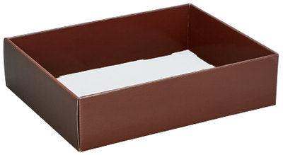 Chocolate Decorative Tray Box - 12 x 9 x 3 inch (order in 6's)(48)