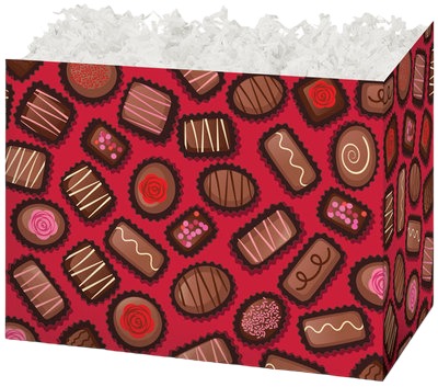Chocolate Lovers Basket Box - Large - 10 1/4 x 6 x 7 1/2 inches deep (order in 6's) - NEW423