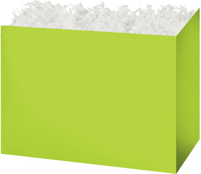 Lime Solid Basket Box - Large - 10 1/4 x 6 x 7 1/2 inches deep (order in 6's)