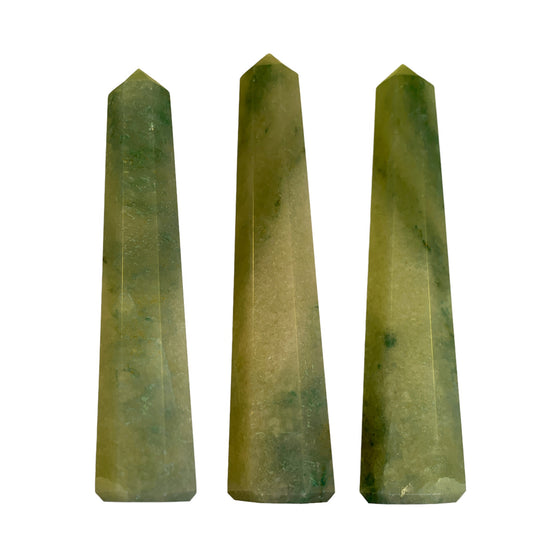 Green Jade - 3 to 6 inches - Price per gram - Polished Points