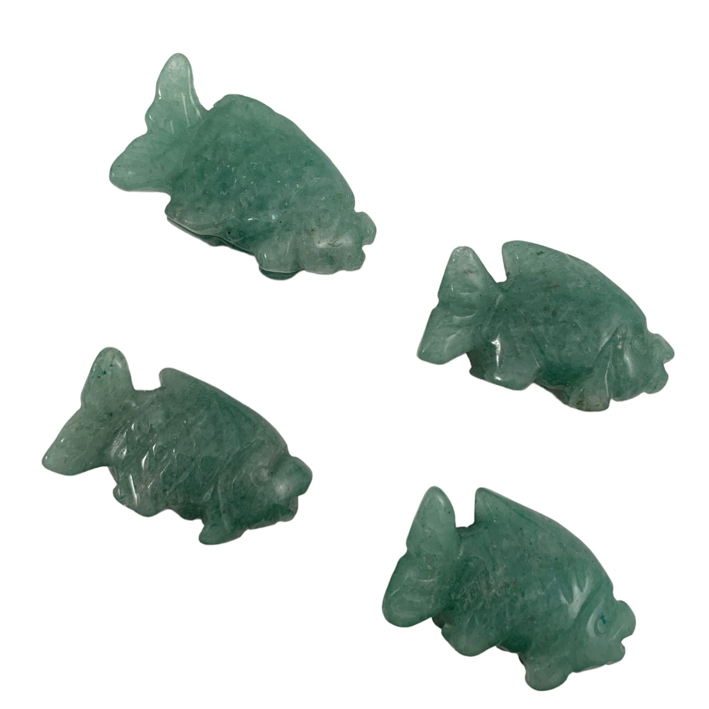 Fish - Green Aventurine - Baby - 25mm - NEW1022