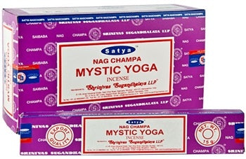 Satya Incense Sticks - Mystic Yoga - Box Of 12 Packs