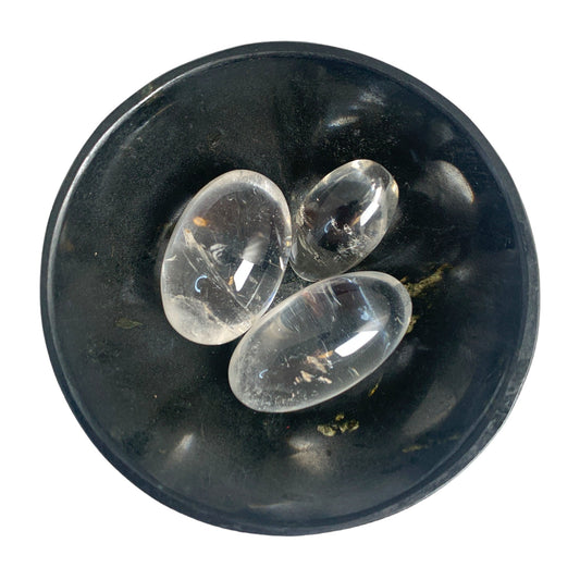 Clear Quartz Shiva Lingam - 1 inch 15 grams - Grade A - NEW121