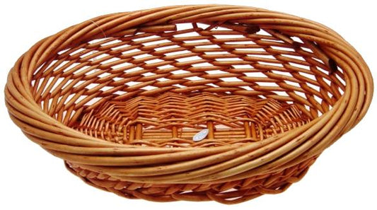 Oval Willow Trays - Honey - 13 x 9 x 3.5 inches