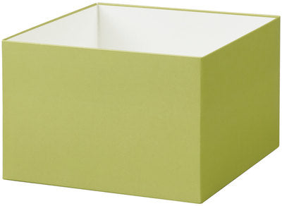 Sage - Square Gift Box Base - Medium - 6 x 6 x 4 inches deep (Order in 25's
See 24472 for Lid)