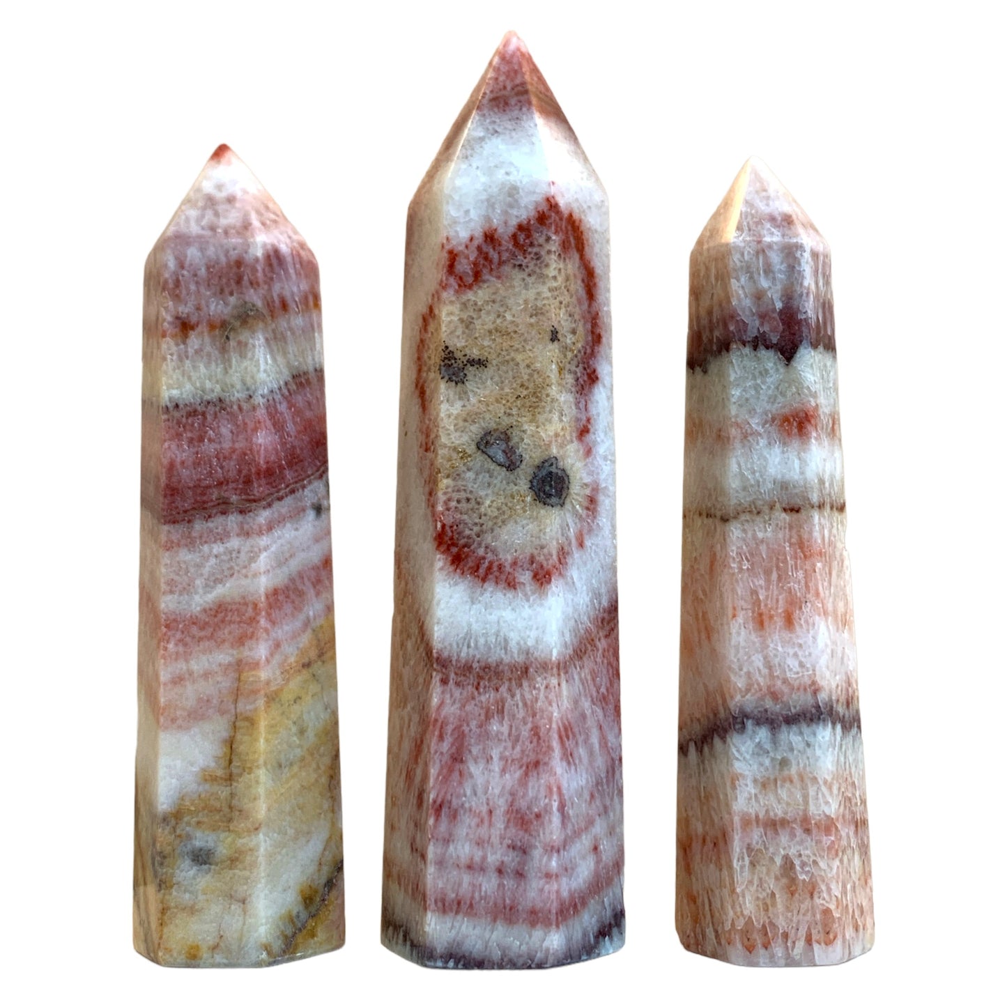 Dali Rainbow Calcite (Pork Stone) - 2.5 to 4 inch - Price per gram - China - NEW921 - Polished Points