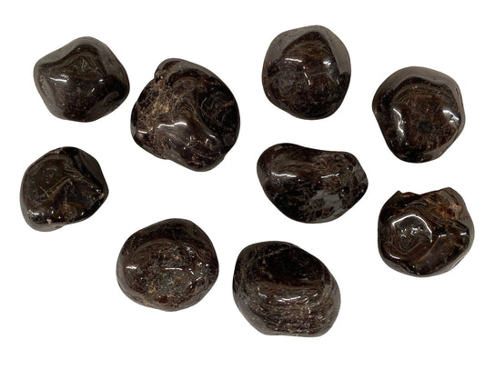 Garnet Quality 2A Tumbled Stones - Large 30 - 40 mm - 1 lb - Brazil - NEW122