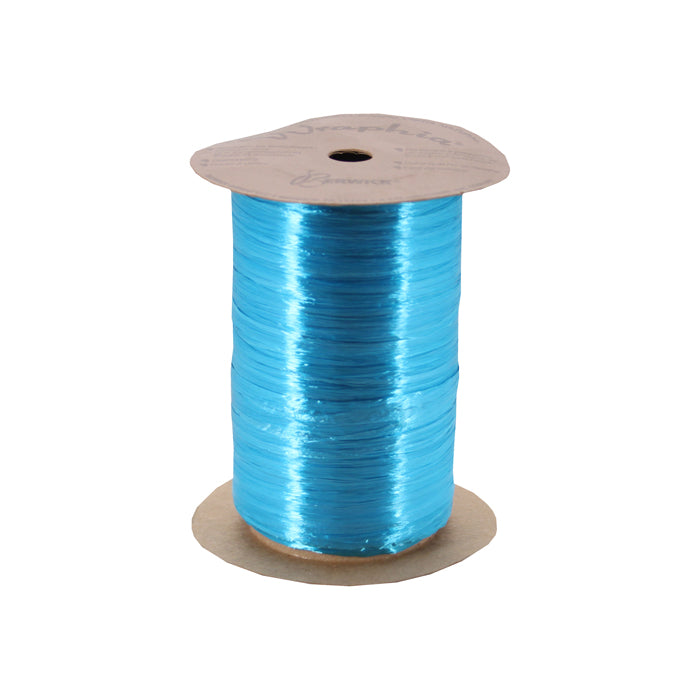 Pearlized Rayon Raffia - Robin's Egg Blue - 100 yards