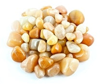 Gold Quartz Tumbled Stones - Small 15 - 25 mm - 500 Gram (1.1 lb.) - India
