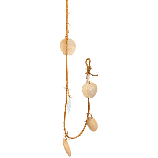 6 FOOT LONG WESTCOAST SAND DOLLAR GARLAND with 8 Sand Dollars on - Made in Canada
