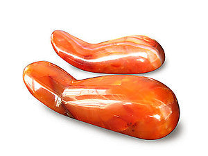 CARNELIAN - Whale Massage Tool Handheld - 3.5 inch 90 grams - NEW521