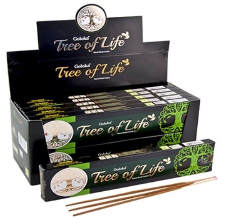 Goloka Black Series - Tree of Life - Incense Sticks 15 grams per inner box (12/box) NEW421