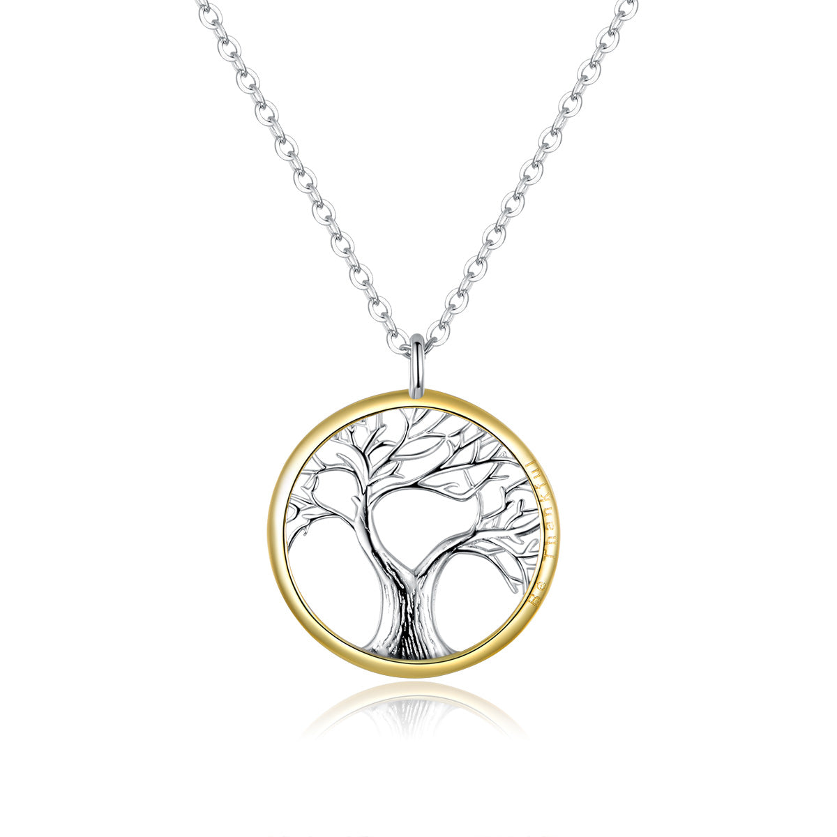 Tree of Life Pendant on Chain - Sterling Silver 925 - NEW622
