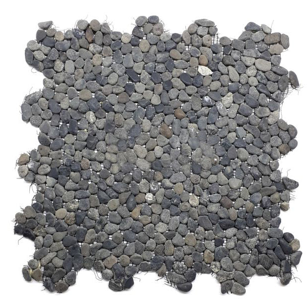 Mini Grey Black Pebble Interlocking Tiles - 30 x 30cm - 11 per case ...