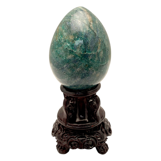 Dark Green Aventurine Eggs 50-70mm - Price per Gram - NEW1021